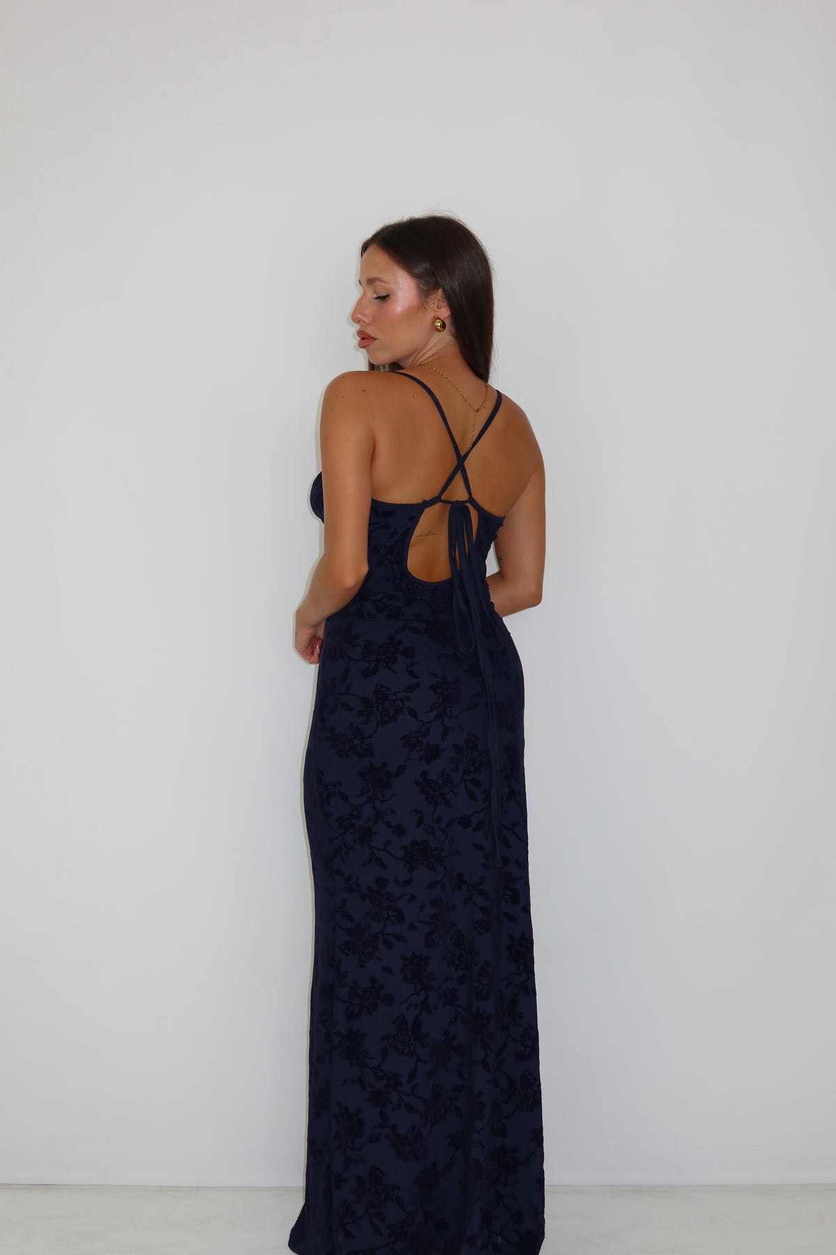Vestido Gianna Azul Marino