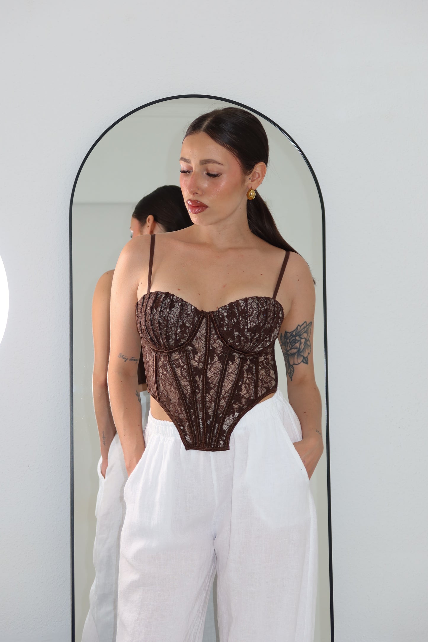 Corset Sveva Marrón