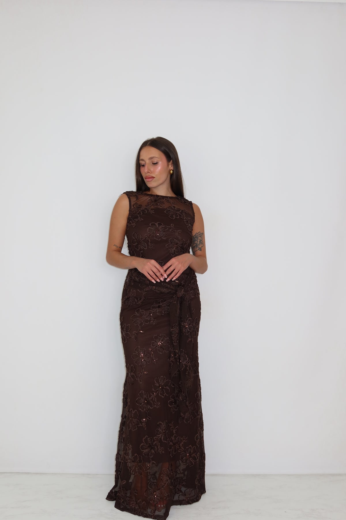 Vestido Kenza Marrón