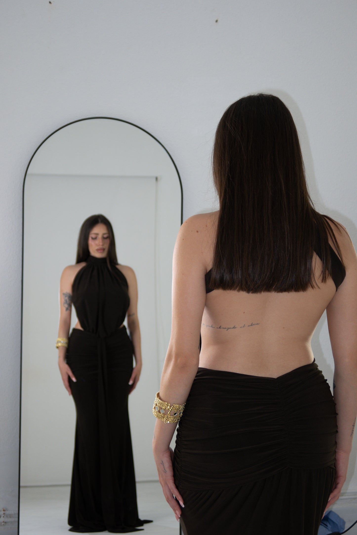 Vestido Gía Marrón