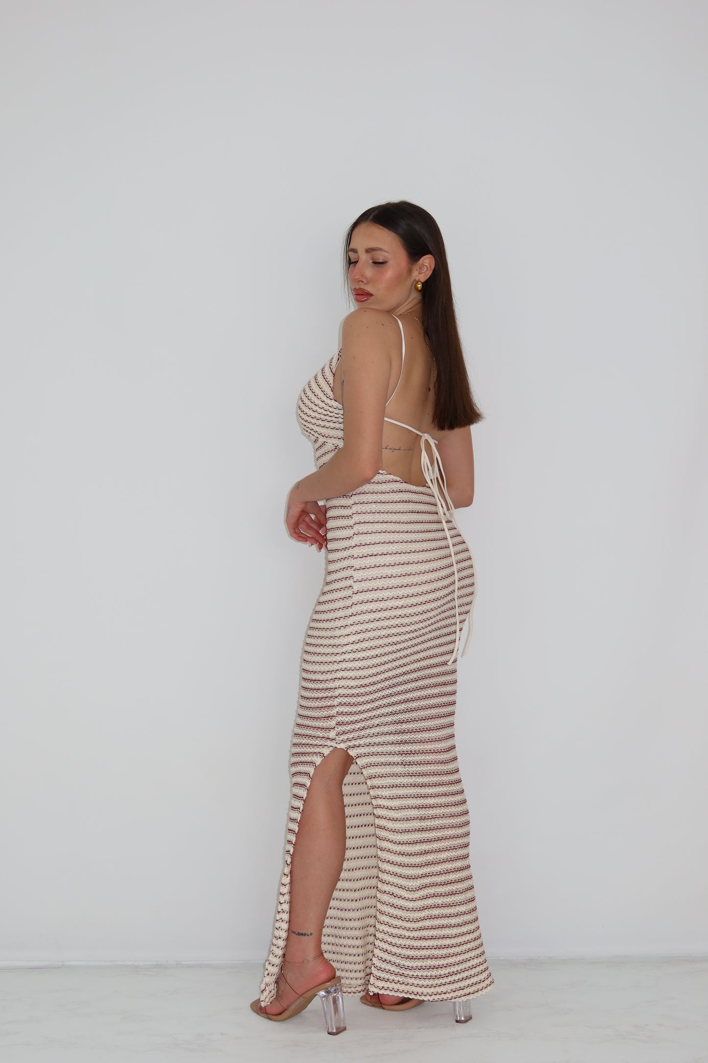 Vestido Ornella Granate