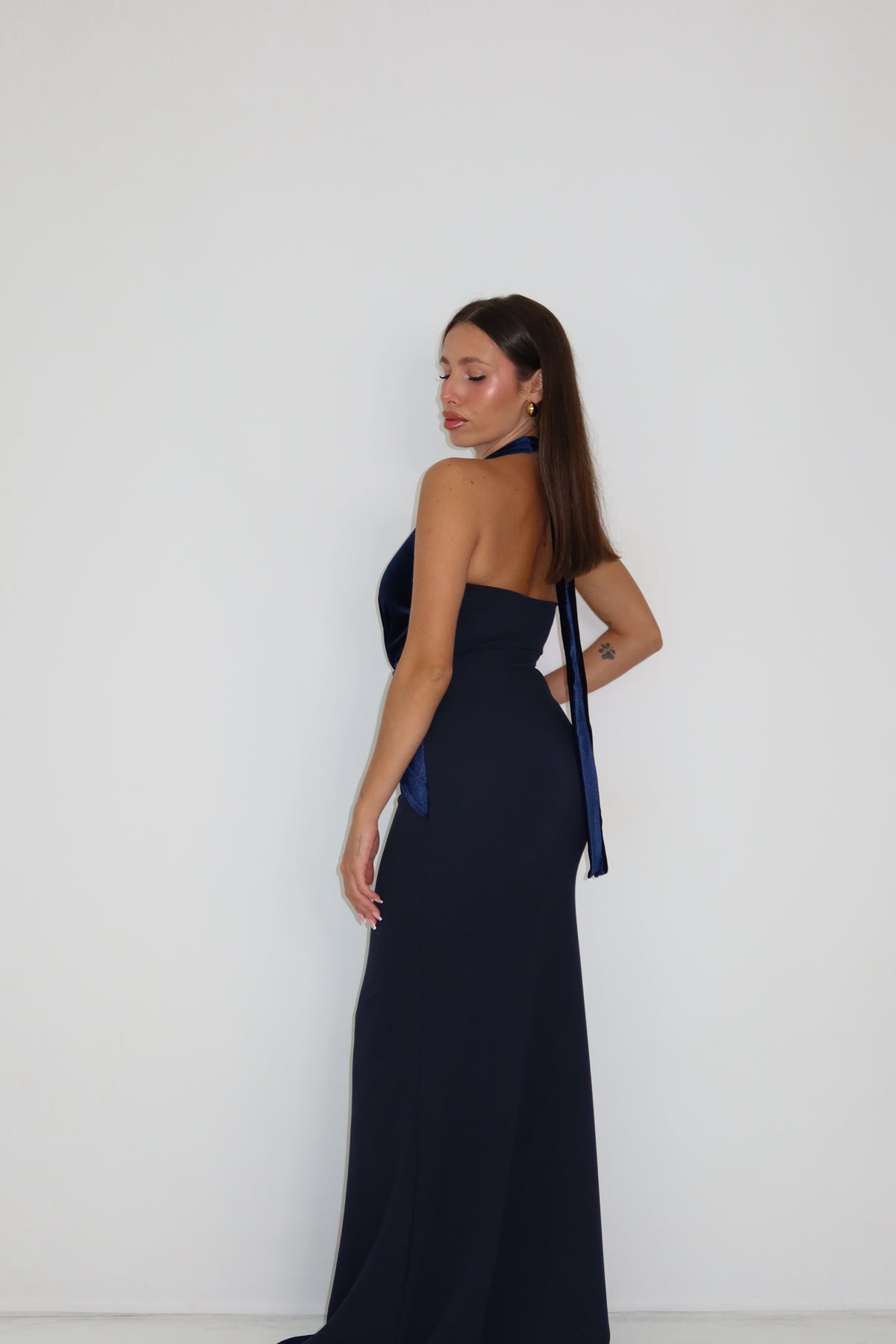 Vestido Neda Azul Marino