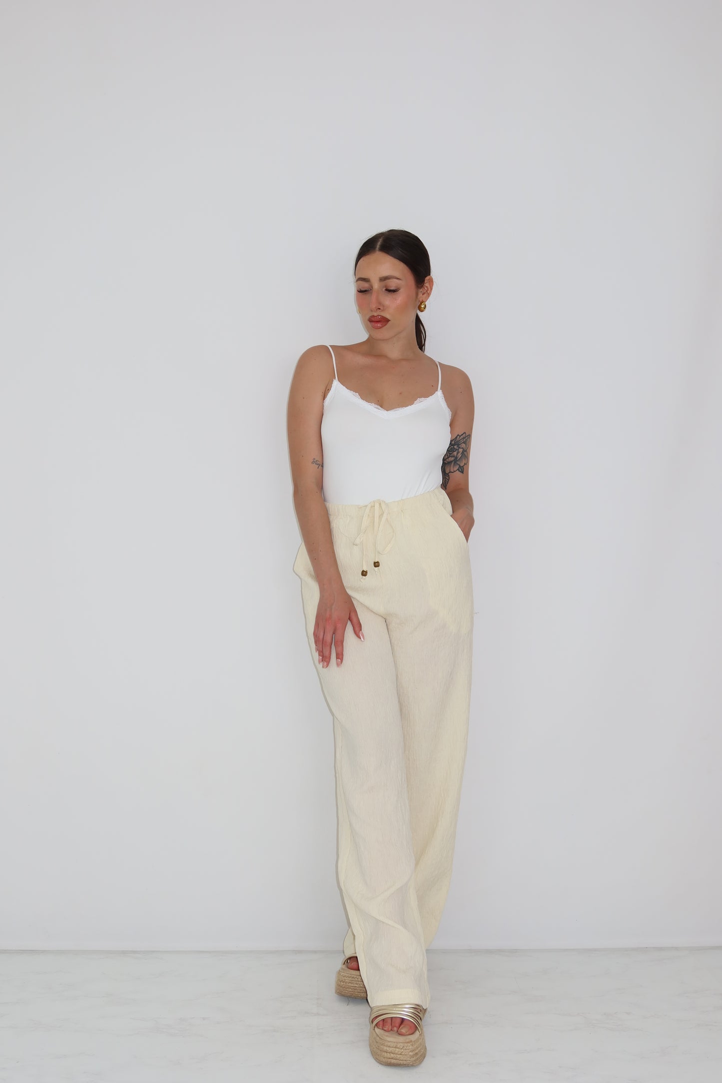 Pantalón Zia Beige