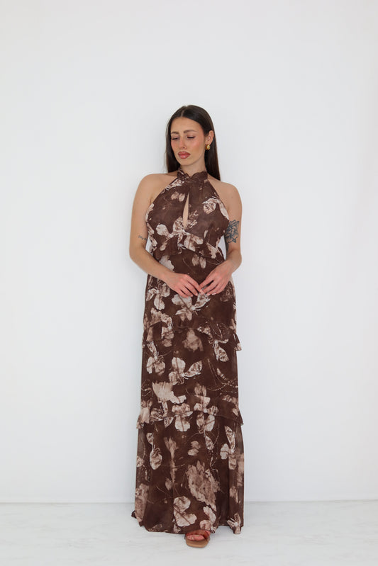 Vestido Nina Marrón