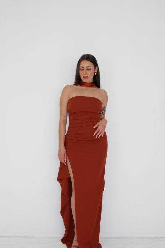 Vestido Rina Teja