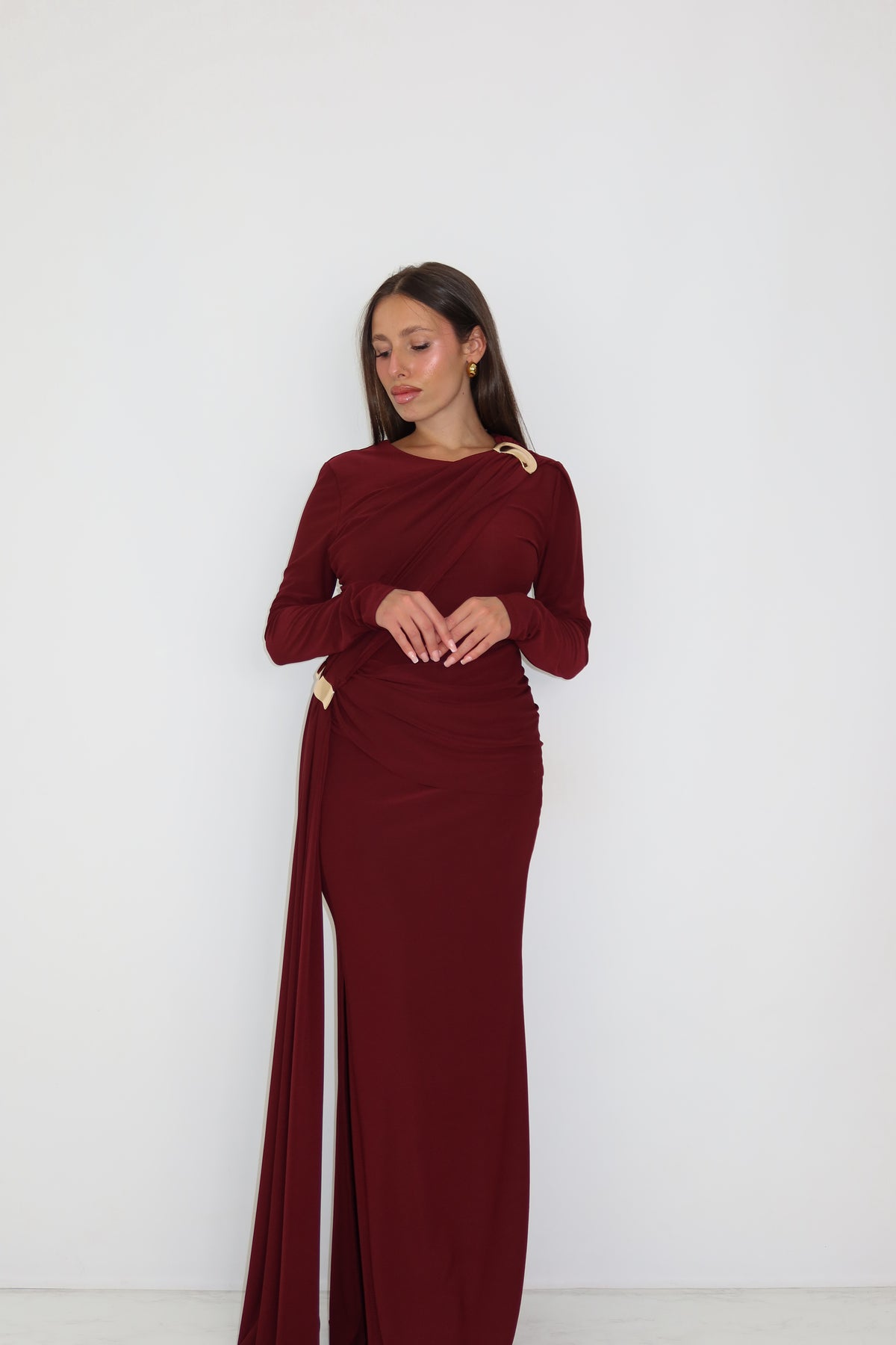 Vestido Arya Granate