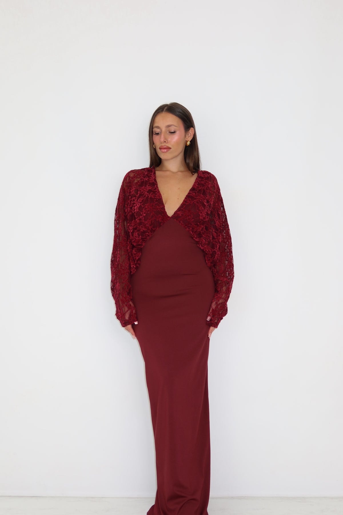 Vestido Isara Burdeos