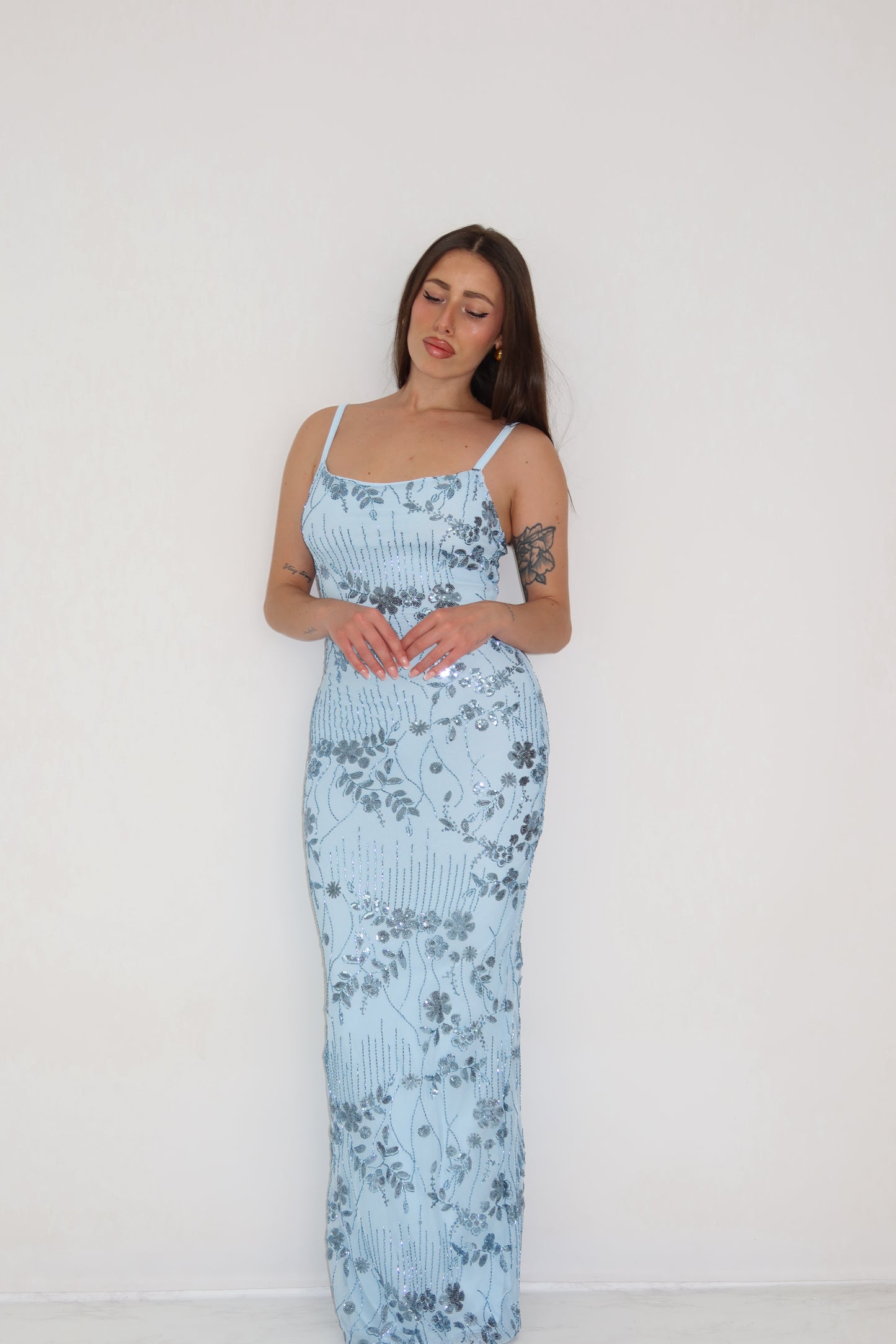 Vestido Galea Azul Celeste