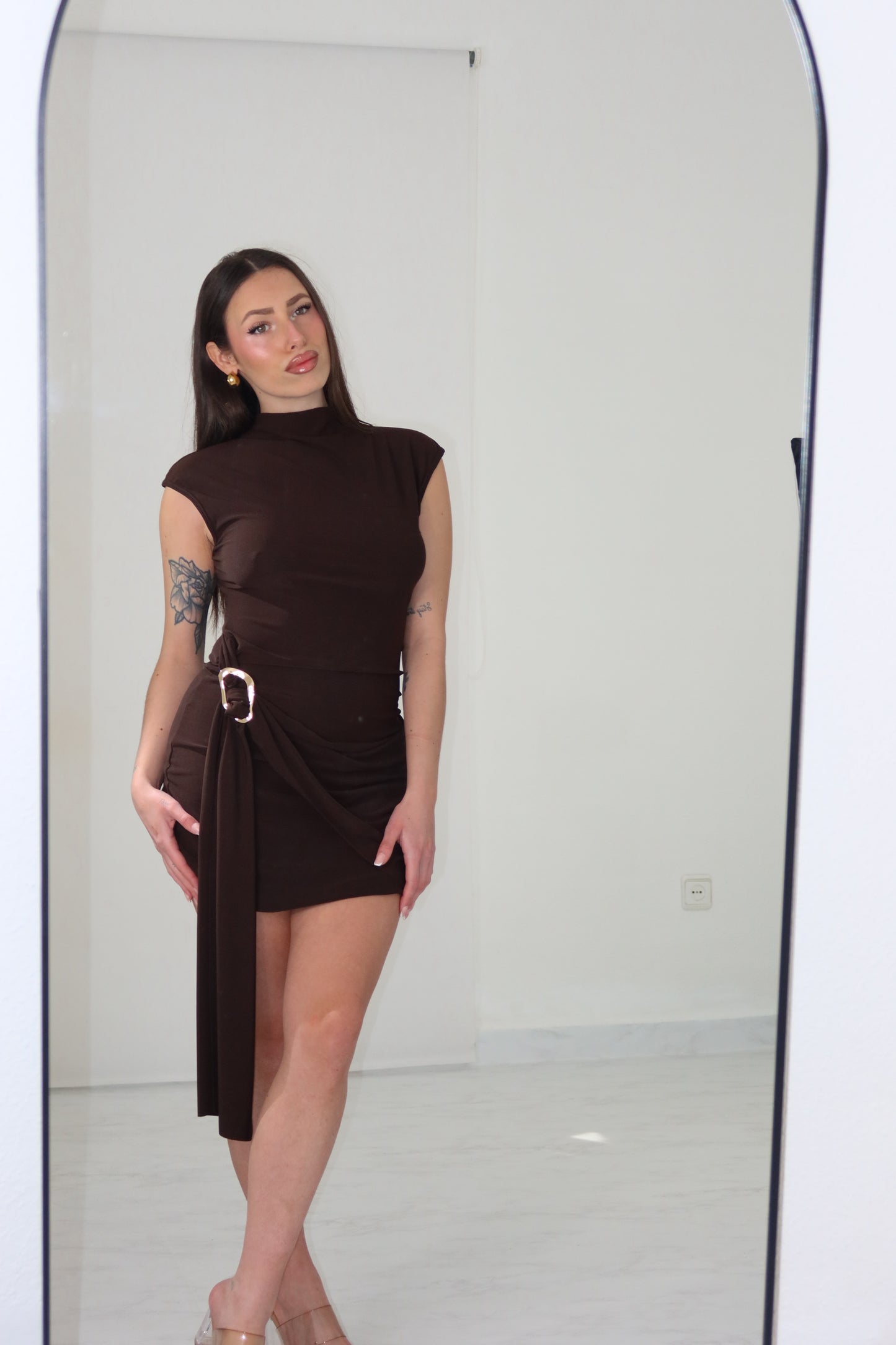 Vestido Leane Marrón