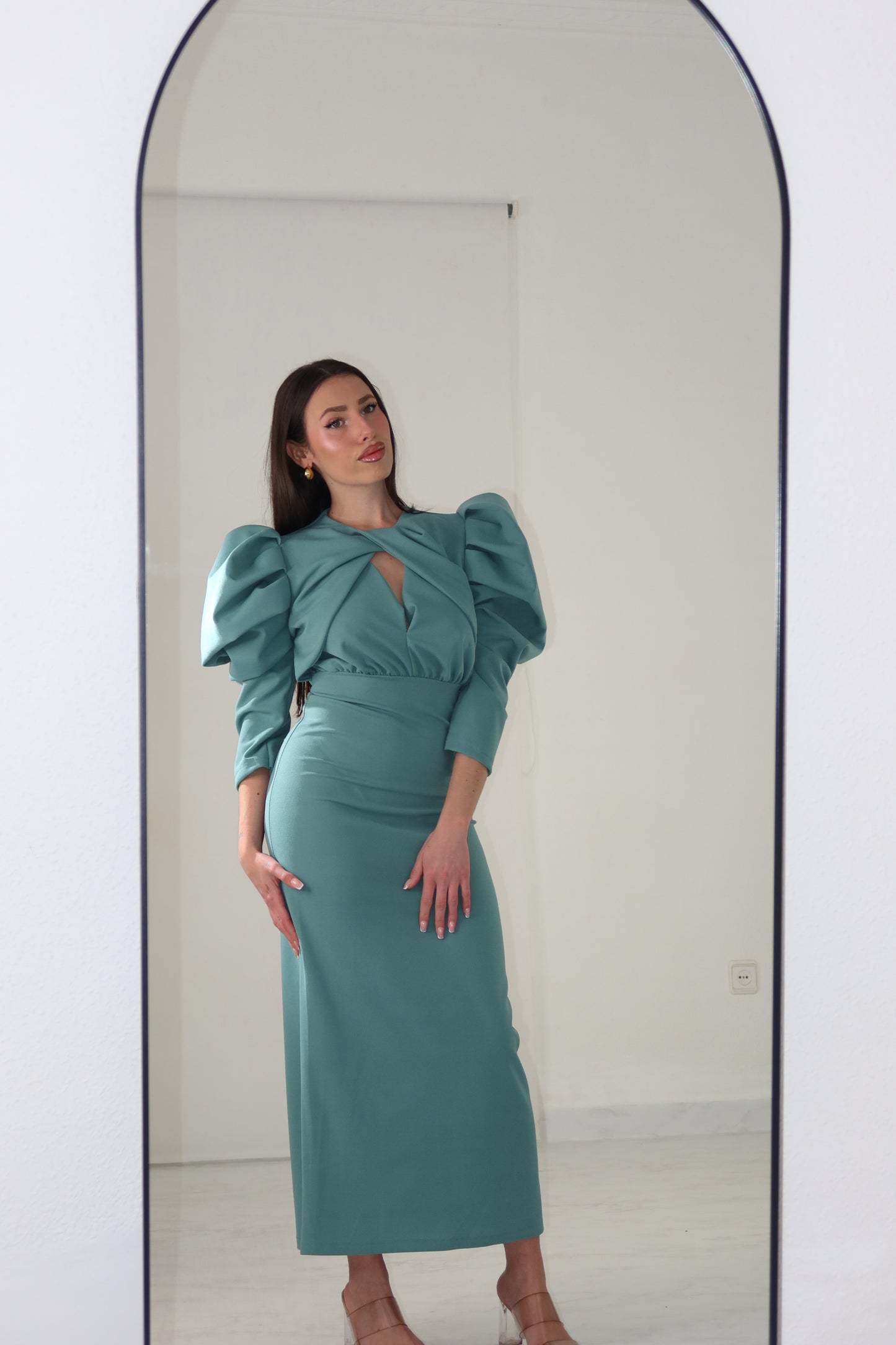 Vestido Arisbeth Turquesa