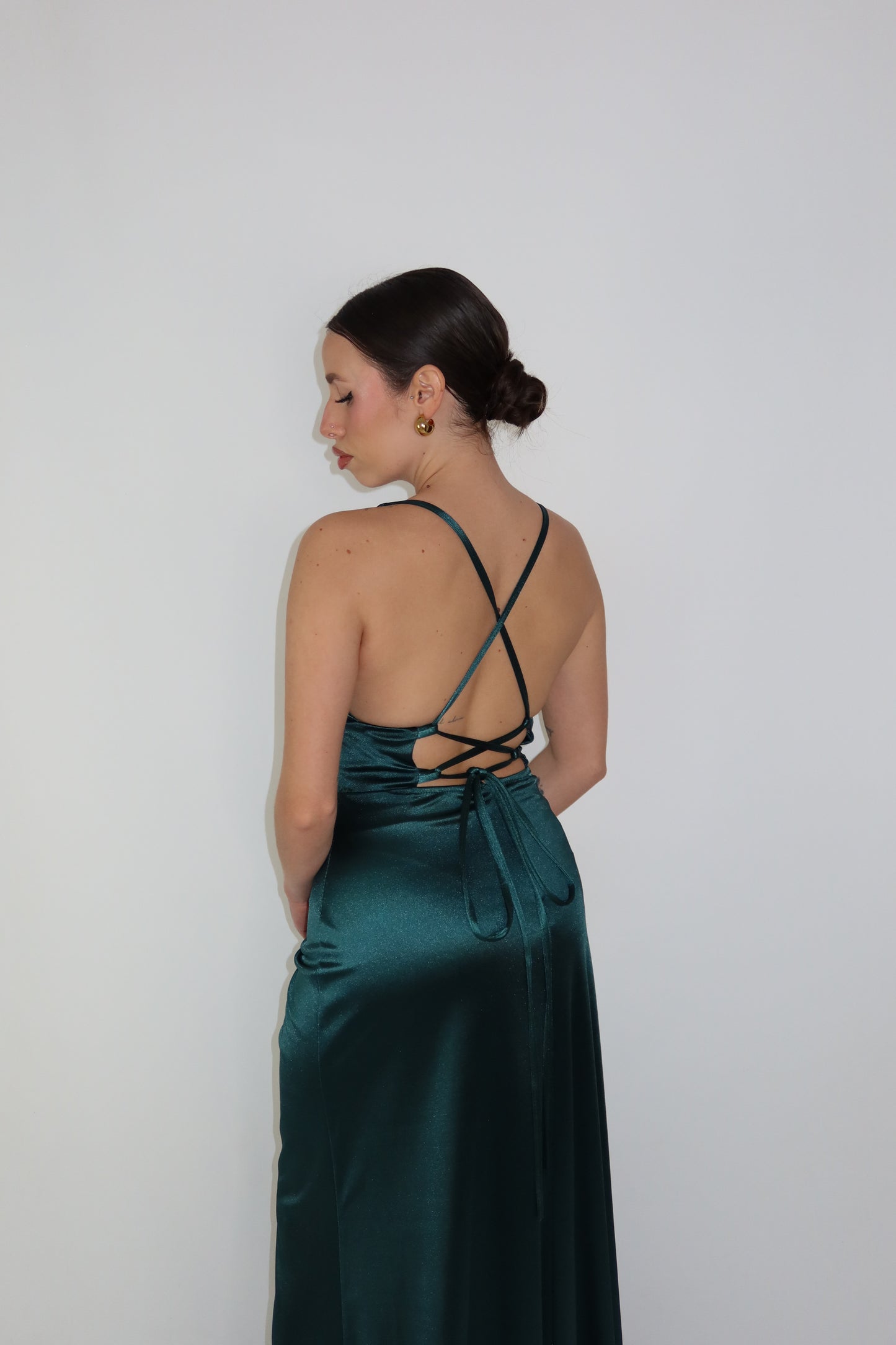 Vestido verde garrafa Euphoria