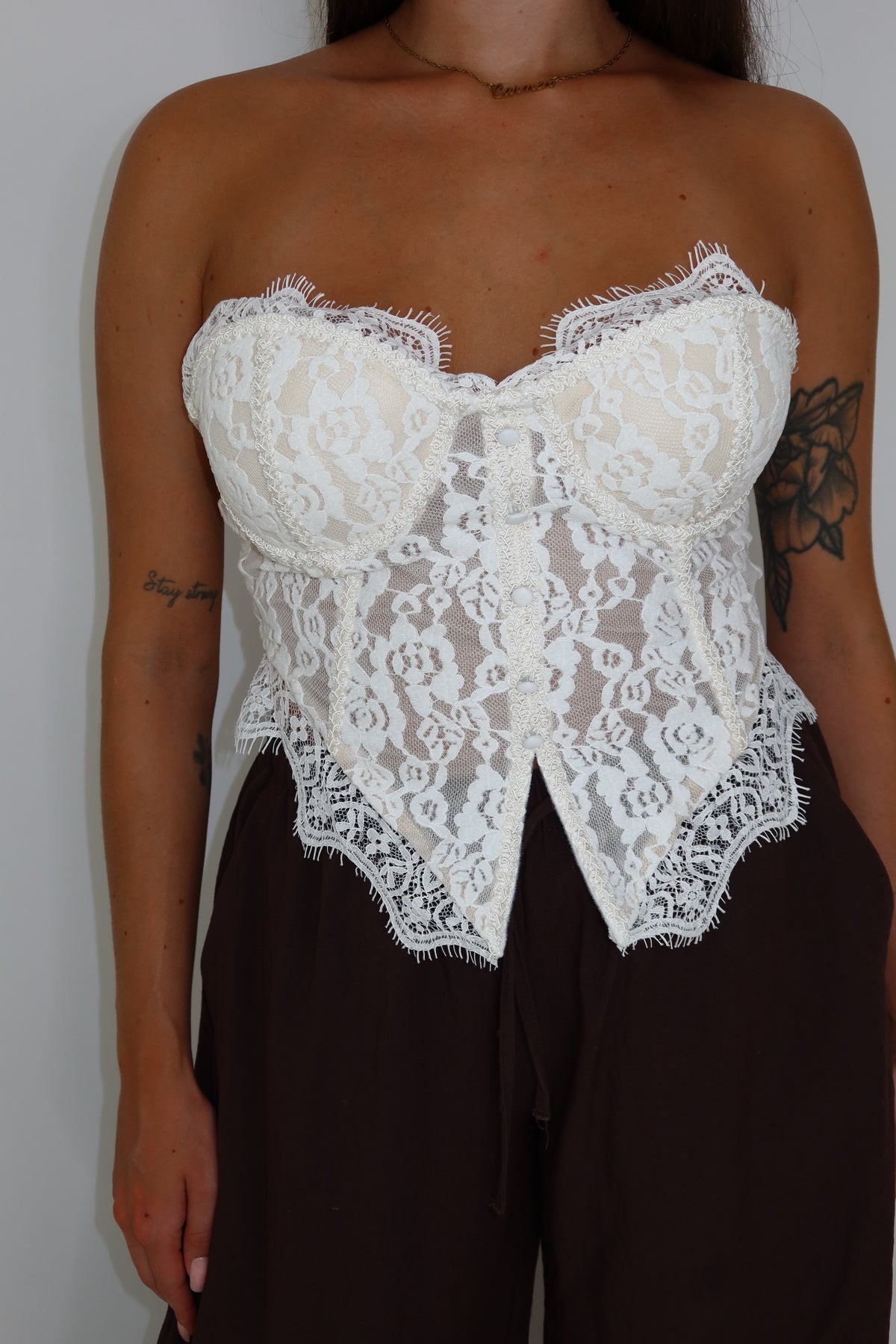Corset Azure Beige
