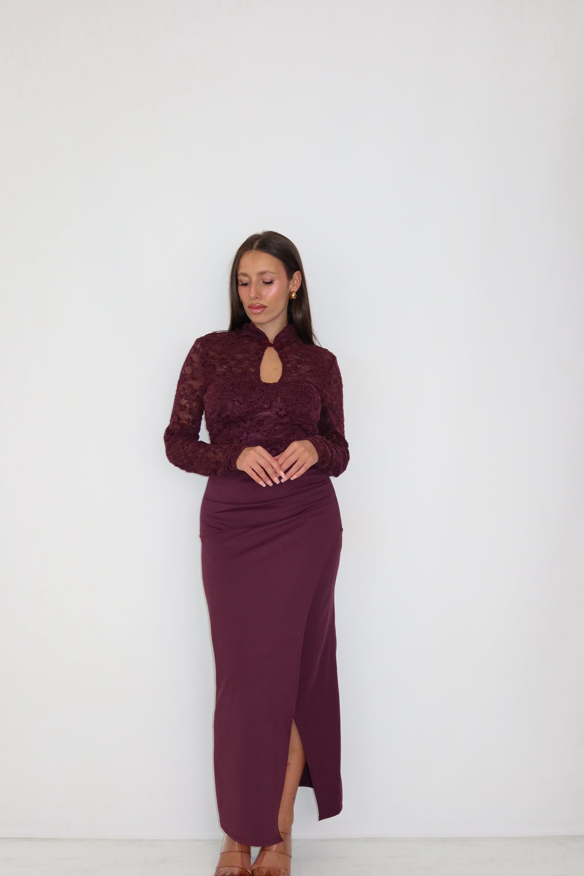 Vestido Elaira Berenjena