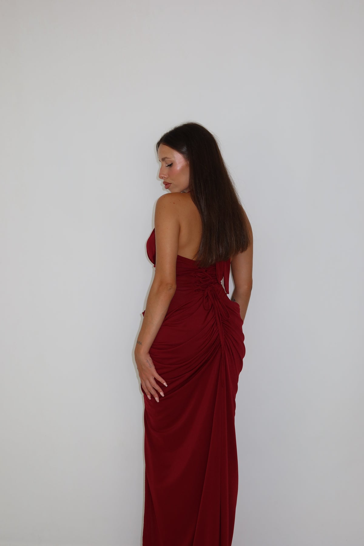 Vestido Saylor Granate