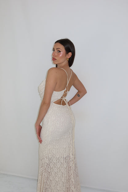 Vestido cru de Deli