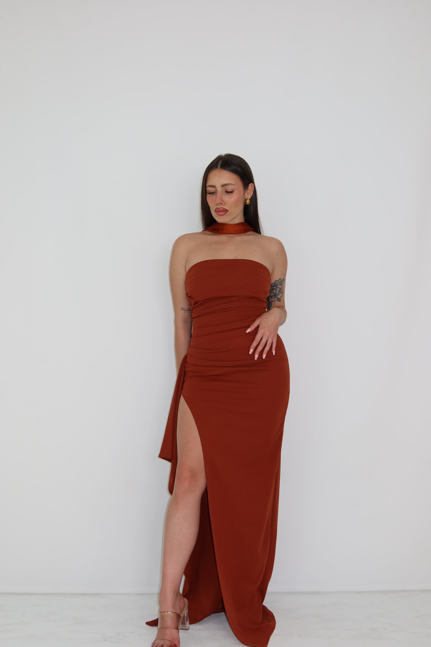 Vestido Rina Teja