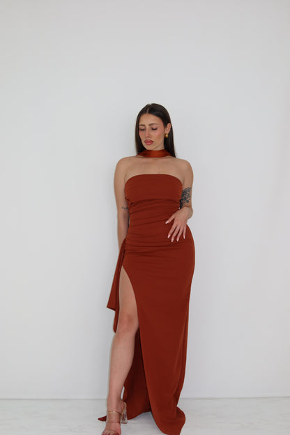Vestido Rina Teja