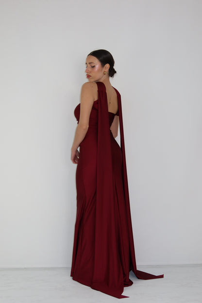 Vestido Nelia Burdeos