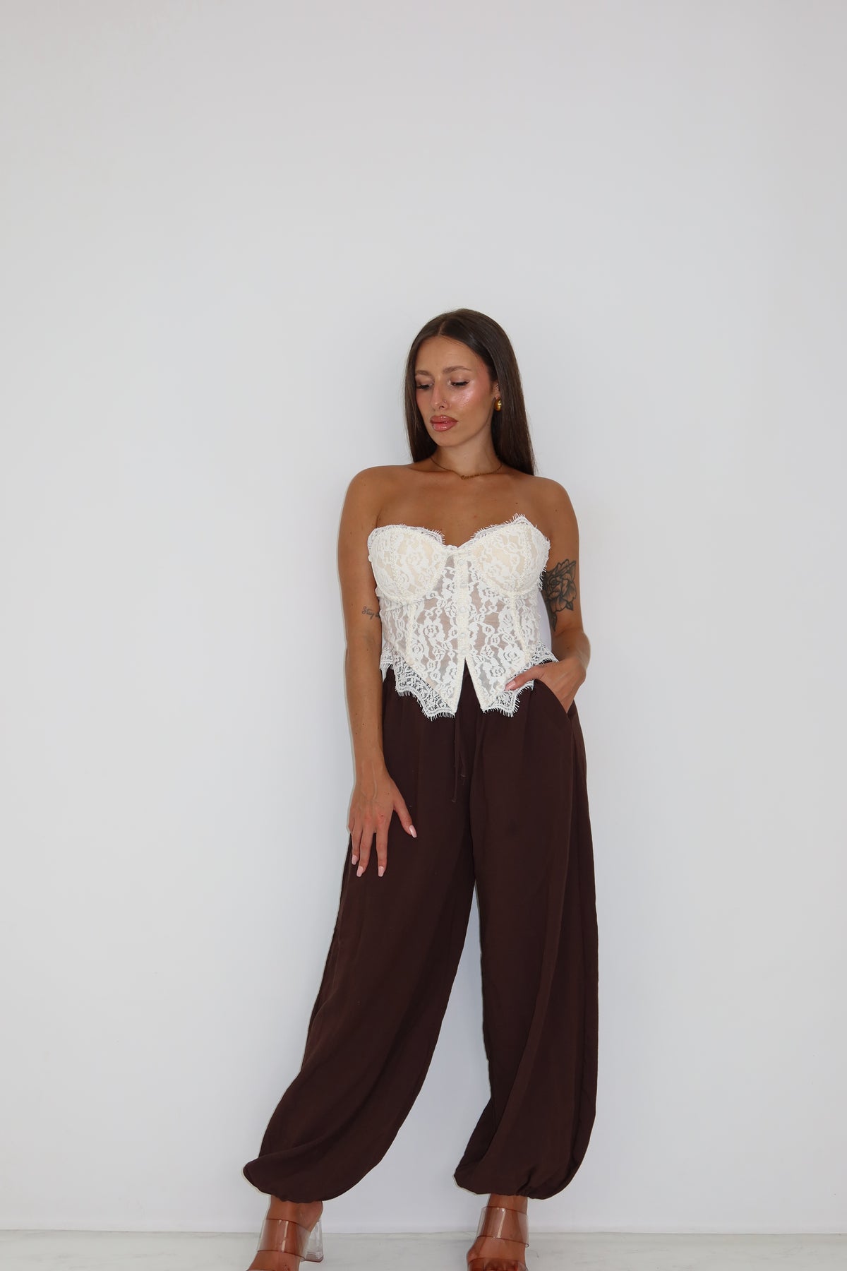 Corset Azure Beige