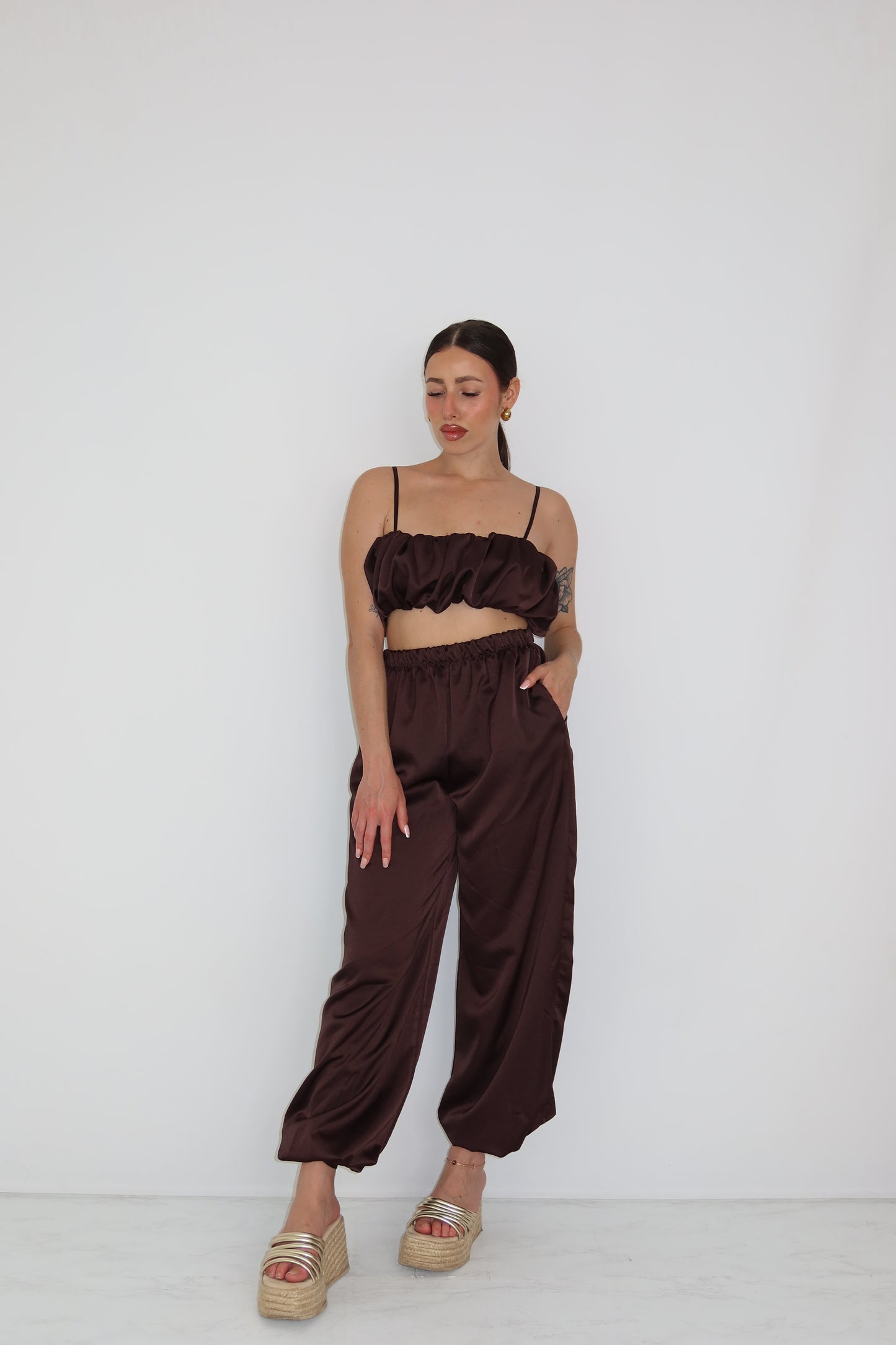 Conjunto Evania Marrón