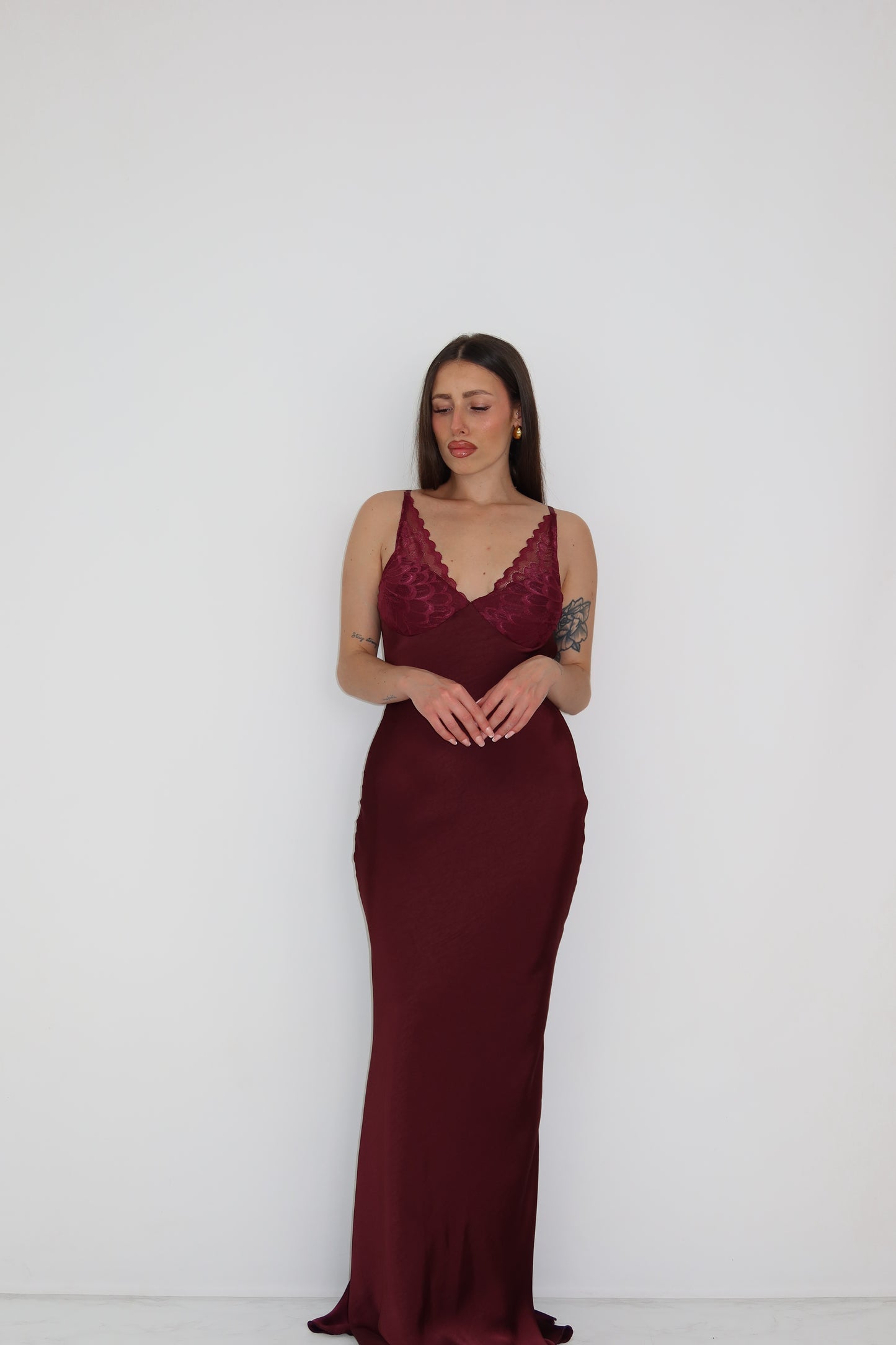 Vestido Maelia Granate