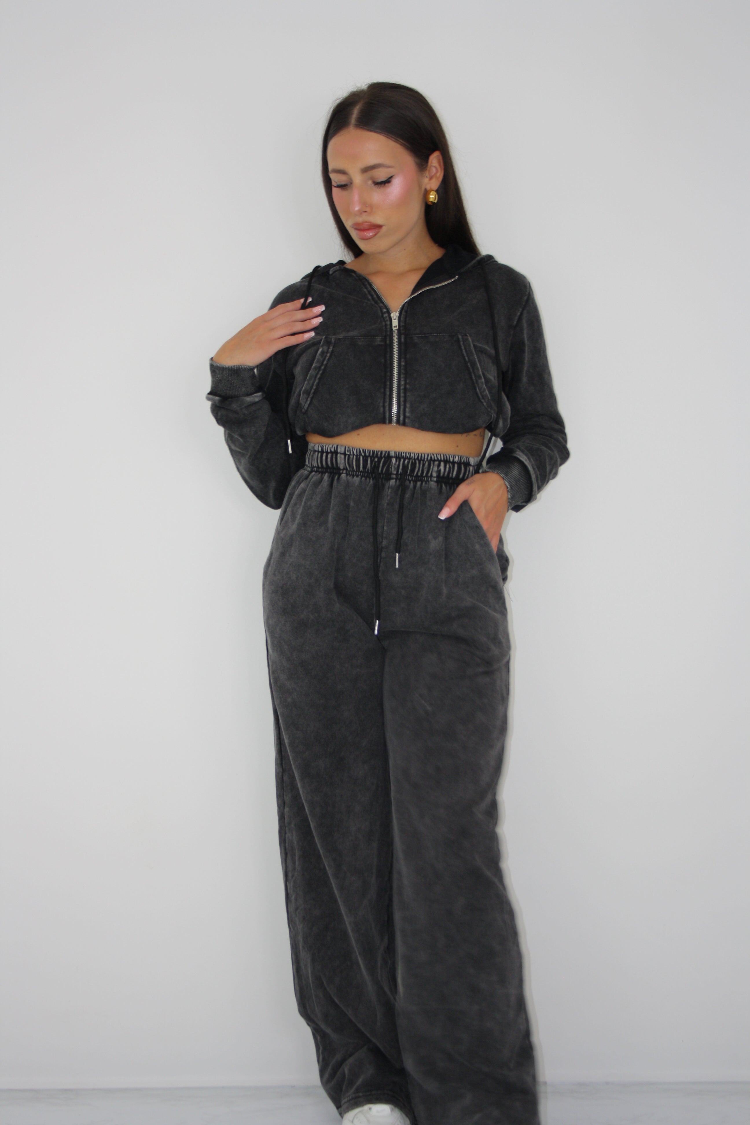 Conjunto Betania Gris Oscuro