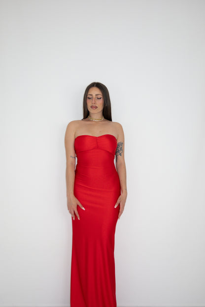 Vestido Agnes Rojo