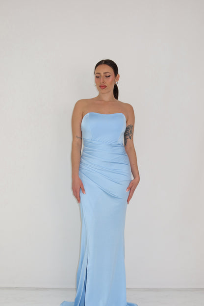 Vestido Lauane Azul Celeste