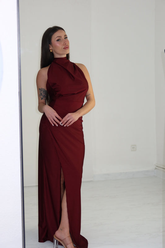 Vestido Arana Granate