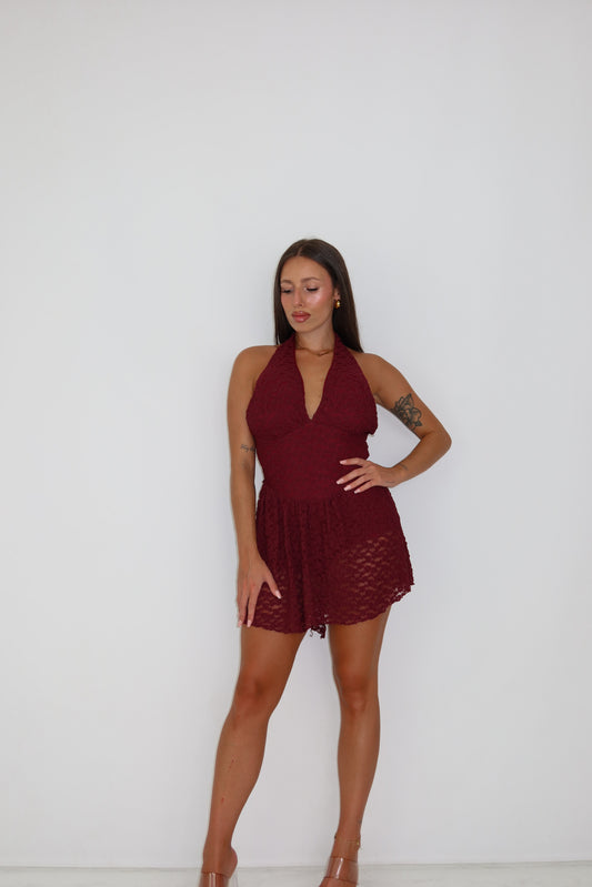 Vestido Adelyn Granate