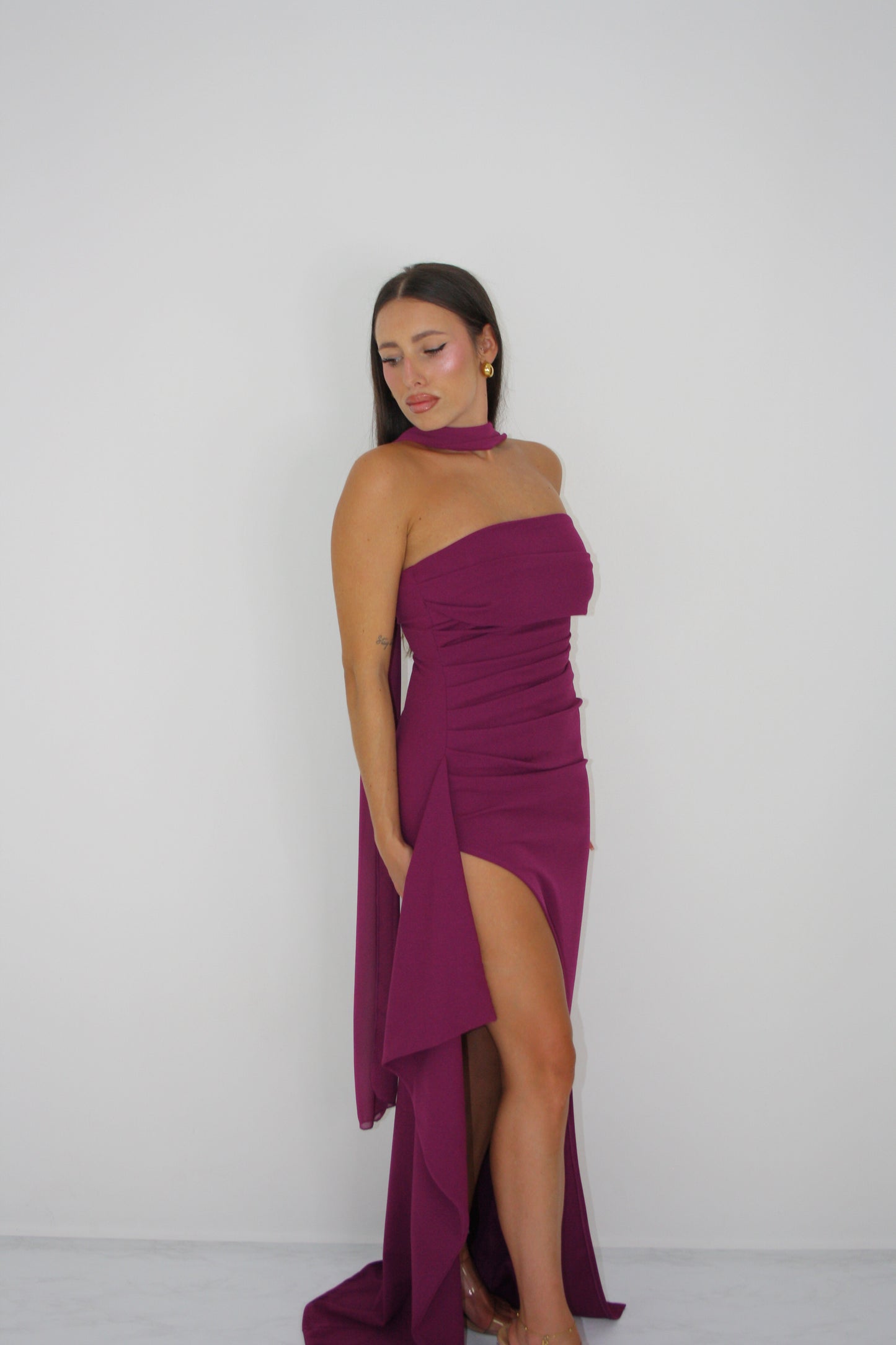 Vestido Rina Cereza