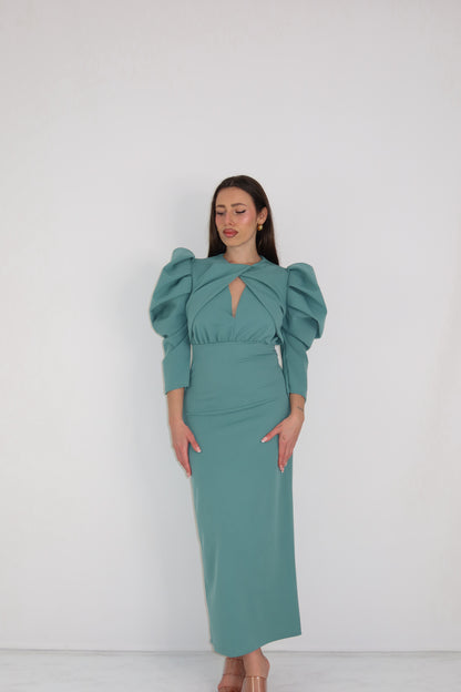 Vestido Arisbeth Turquesa
