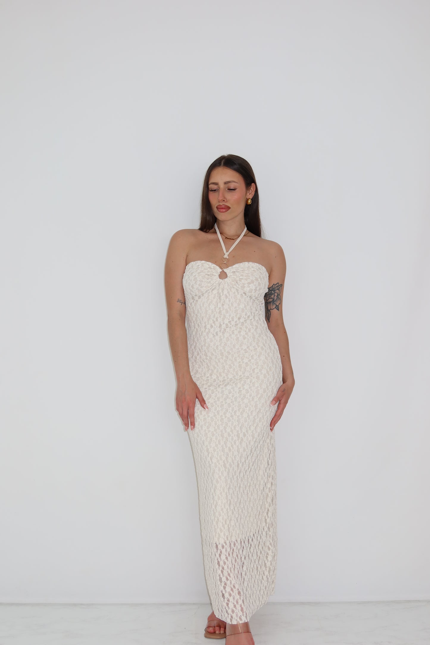 Vestido Naima Beige