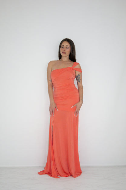 Vestido Tiaré Coral