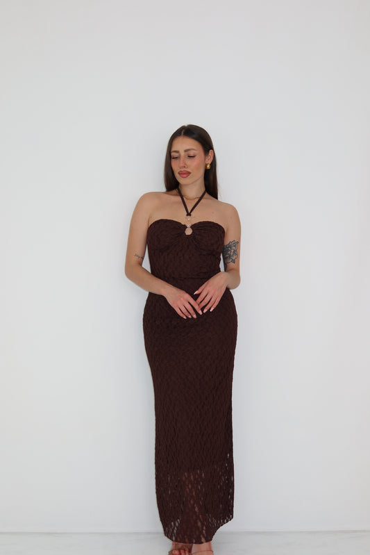 Vestido Naima Marrón