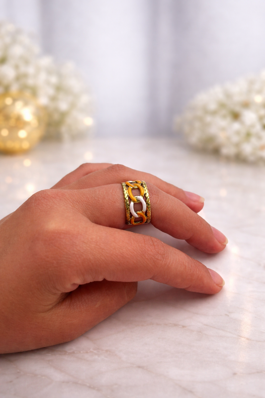 Anillo Riccio Naranja
