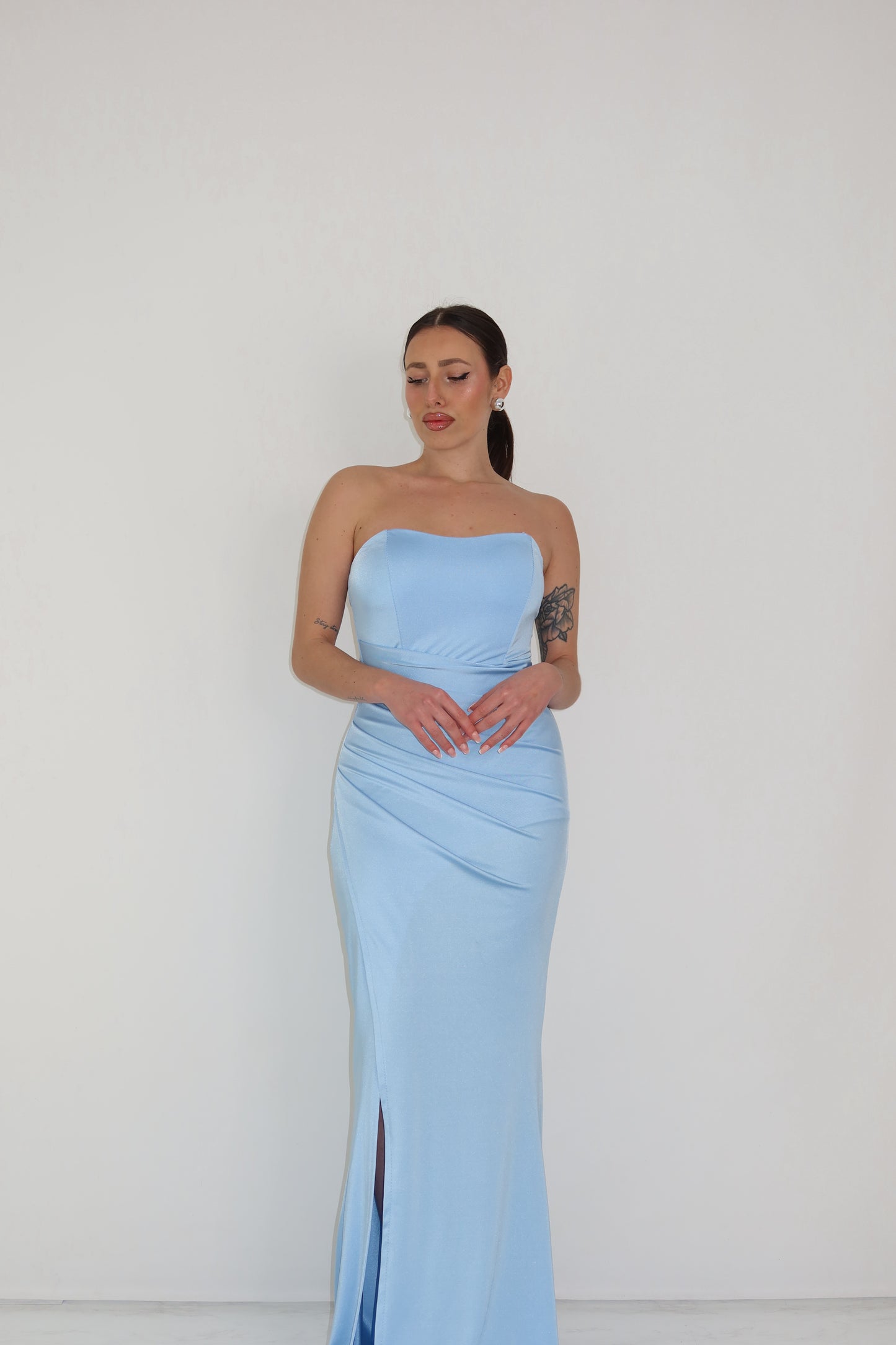 Vestido Lauane Azul Celeste