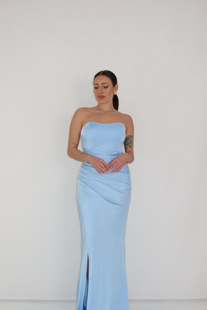 Vestido Lauane Azul Celeste