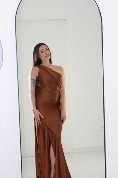 Vestido Dass Marrón