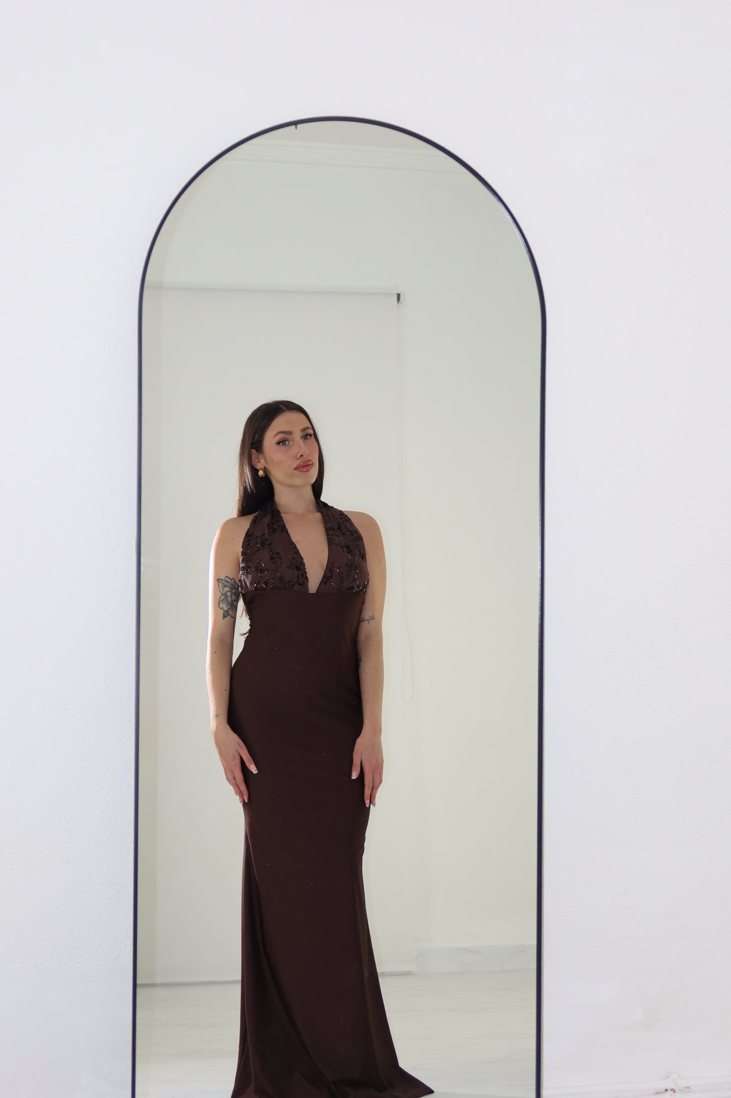 Vestido Promesa Marrón
