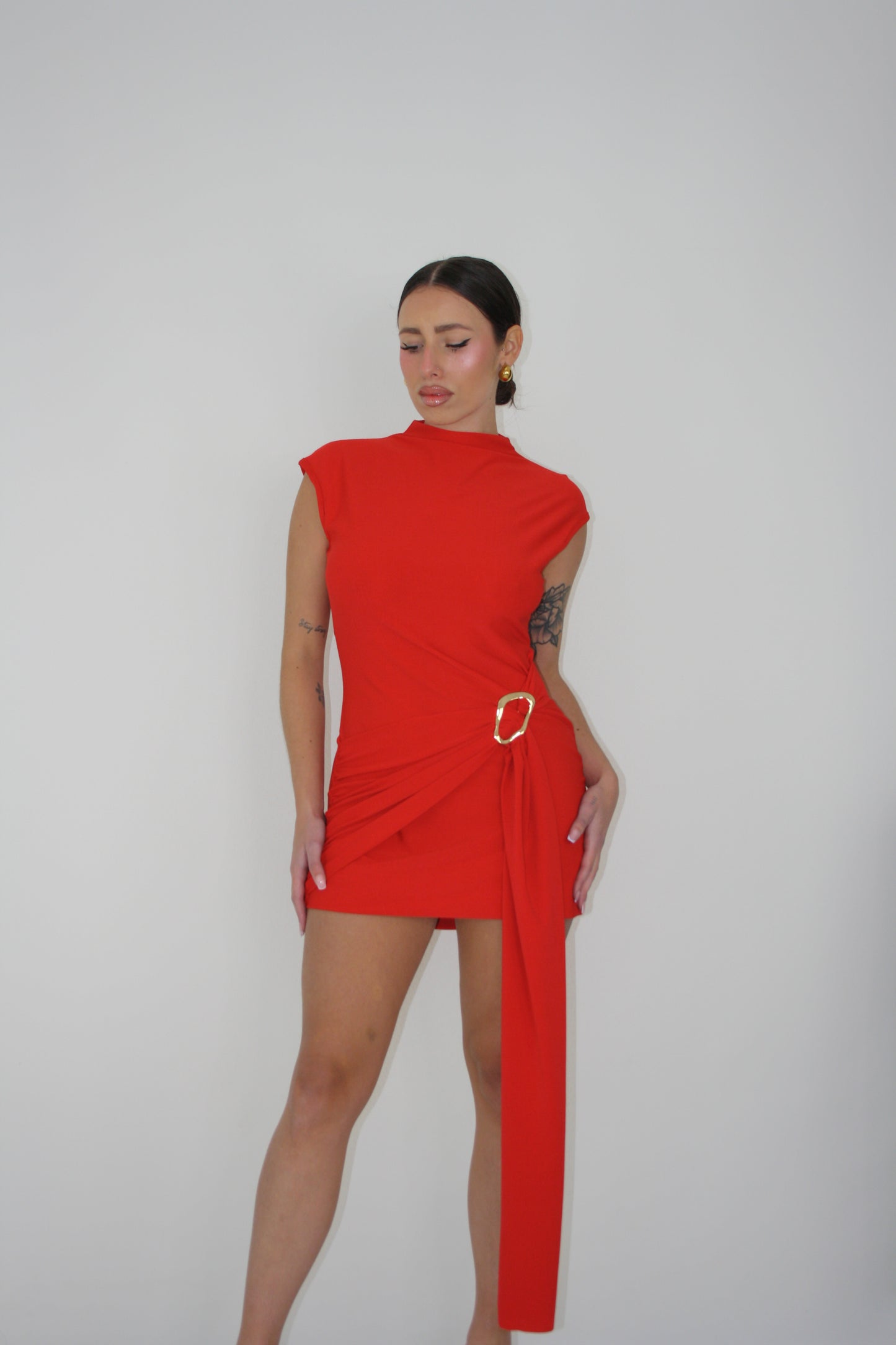 Vestido Leane Rojo