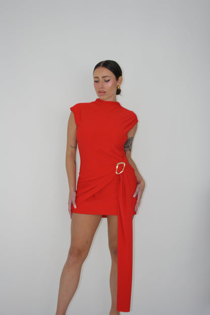 Vestido Leane Rojo