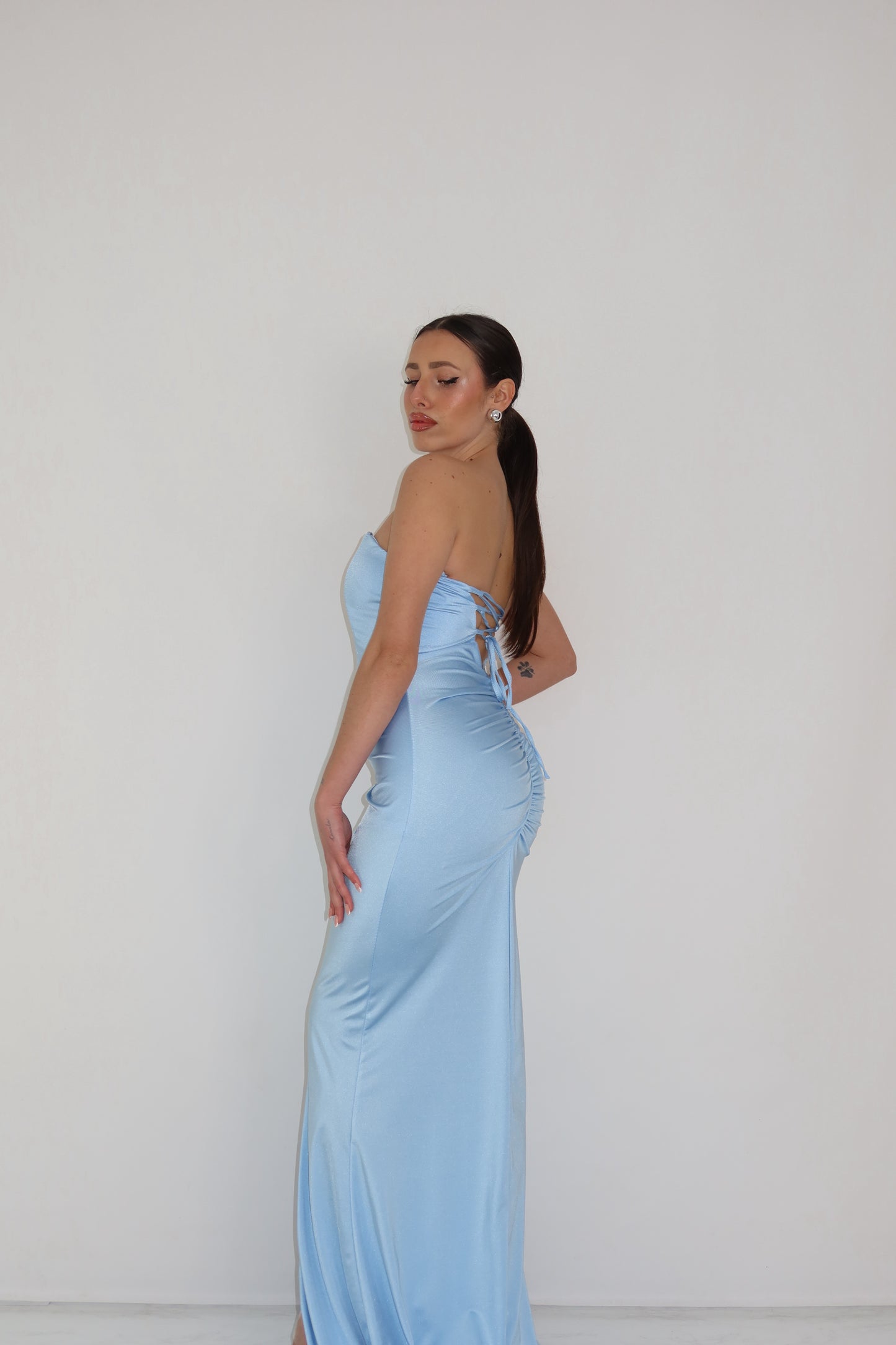 Vestido Lauane Azul Celeste