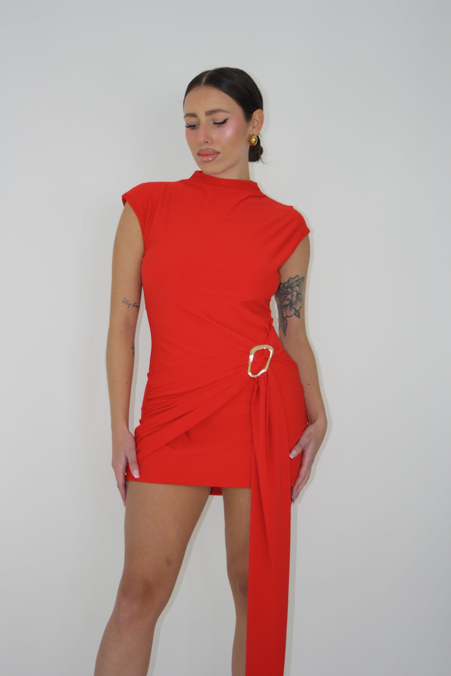 Vestido Leane Rojo