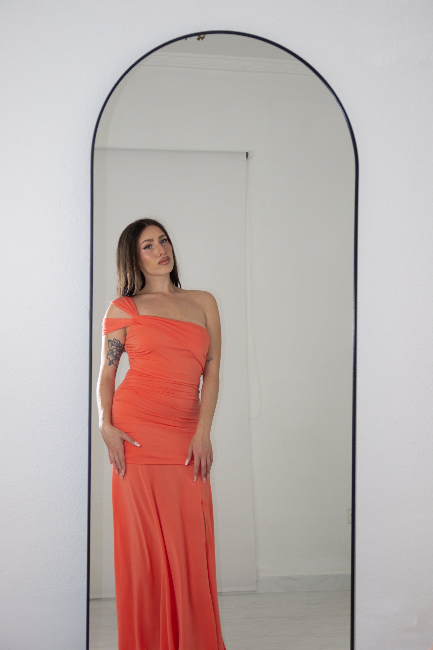 Vestido Tiaré Coral