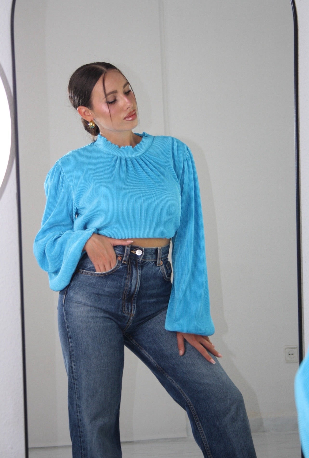 Top Querina Turquesa