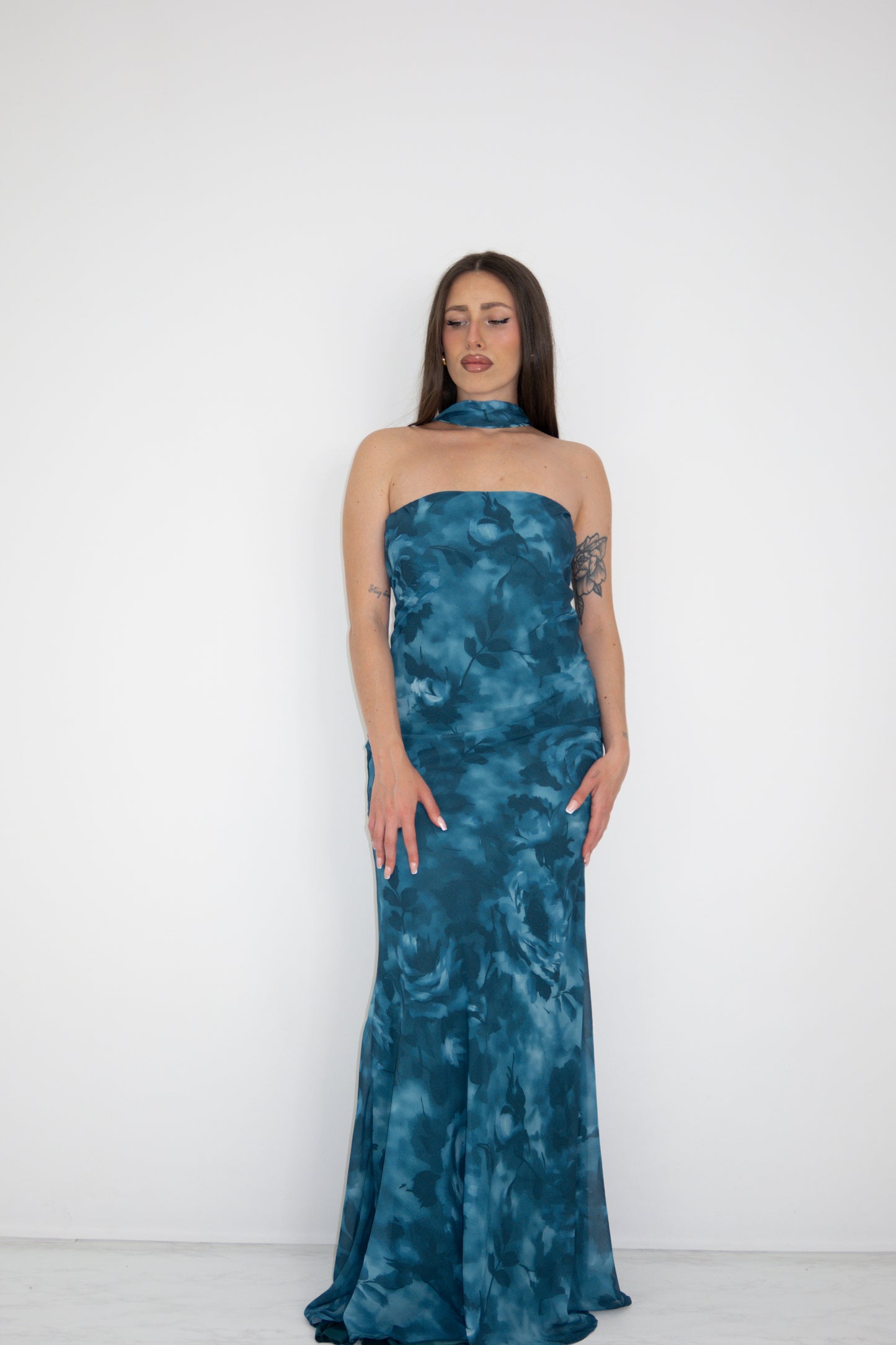 Vestido Alexia Petróleo