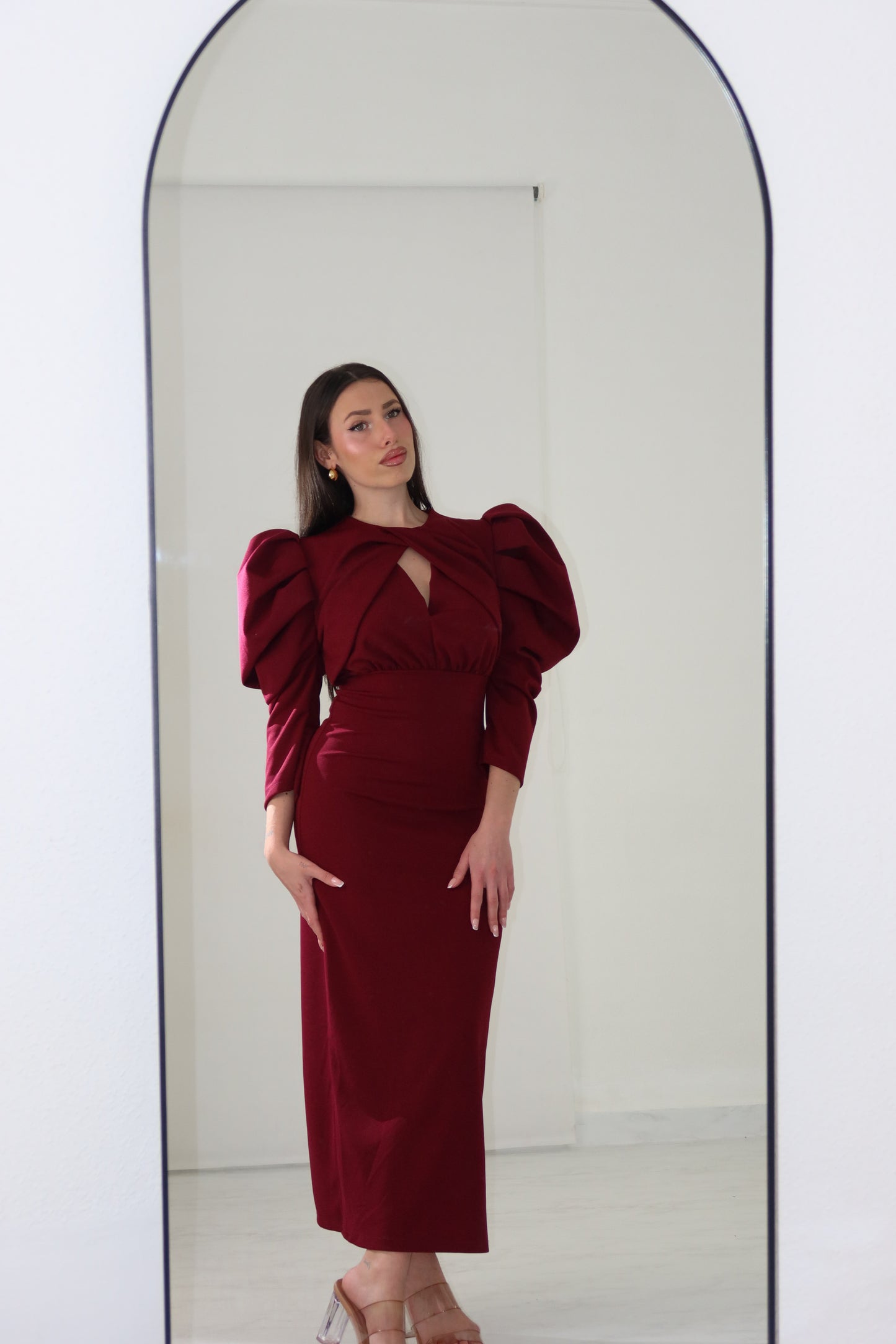 Vestido Arisbeth Granate
