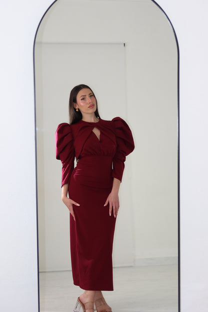 Vestido Arisbeth Granate
