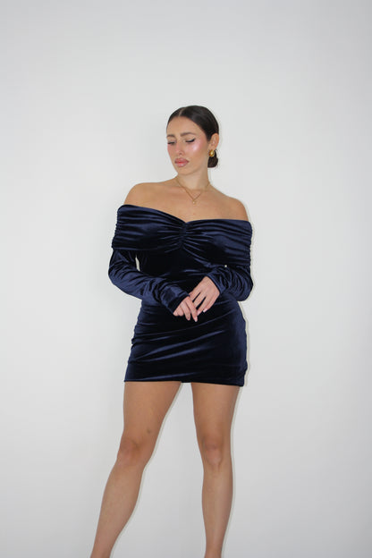 Vestido Fadia Azul Marinho